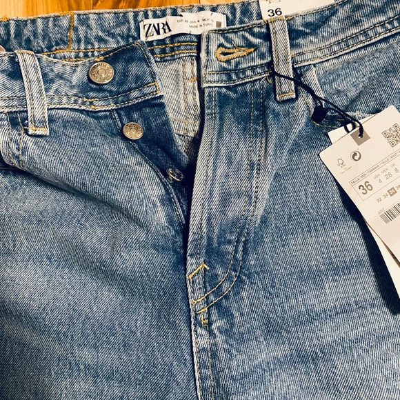 Zara Light Blue Flare Jeans - Picture 9 of 11